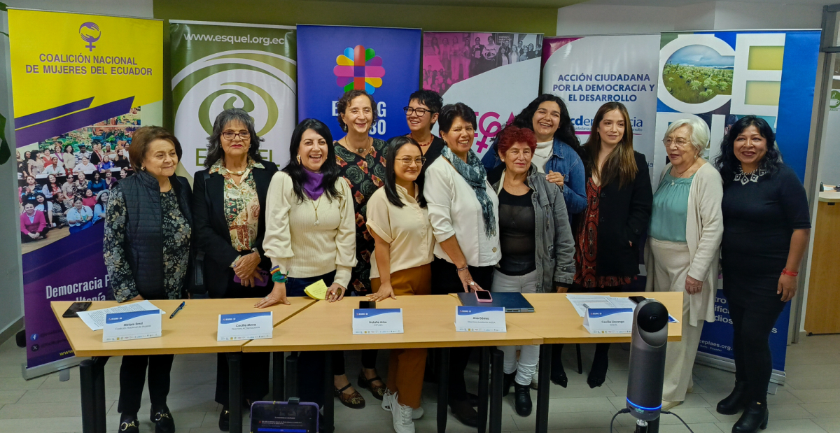 Movimiento de mujeres exige compromisos concretos a candidatos presidenciales en rueda de prensa por los 30 años de Beijing